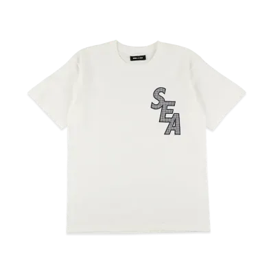 WIND AND SEA Logo Stitch S/S Tee "White"