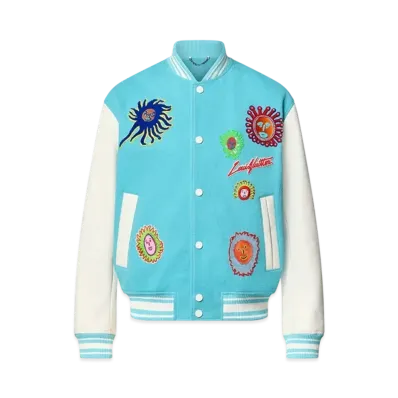Louis Vuitton x Yayoi Kusama Embroidered Faces Varsity Blouson My Eternal Soul