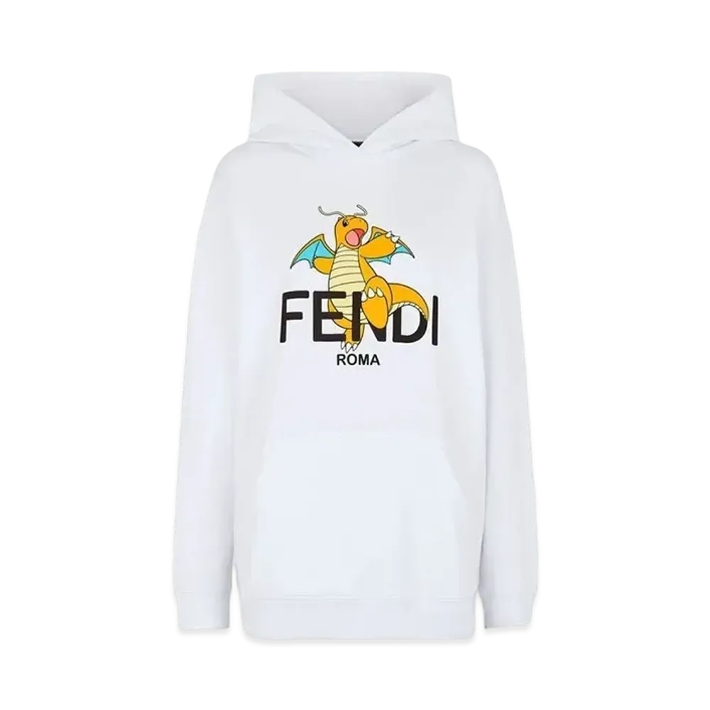 Pokemon x Fragment x FENDI Women's Dragonite Sweatshirt "White"