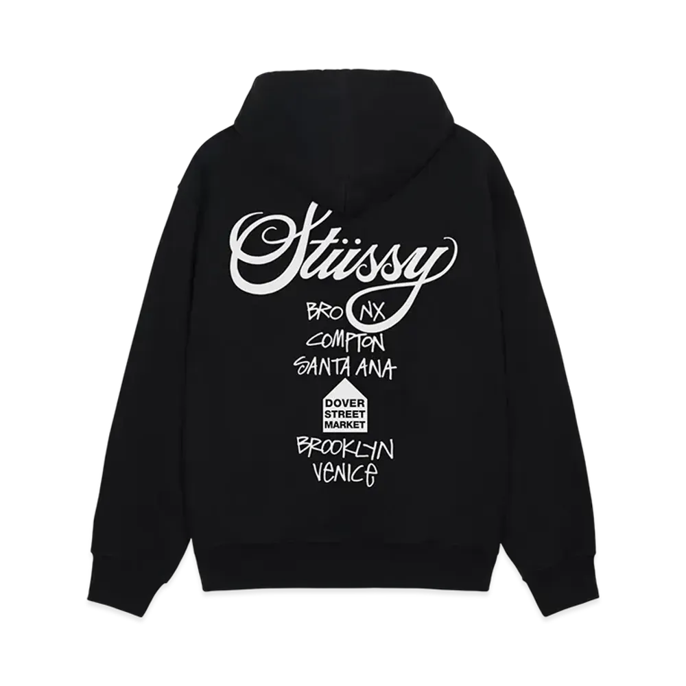 Stussy x DSM World Tour Pack Men's DSM World Tour Hoodie "Black"