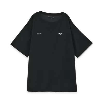 CLANE x Mizuno Quick Dry Cotton Logo T-shirt "Black"