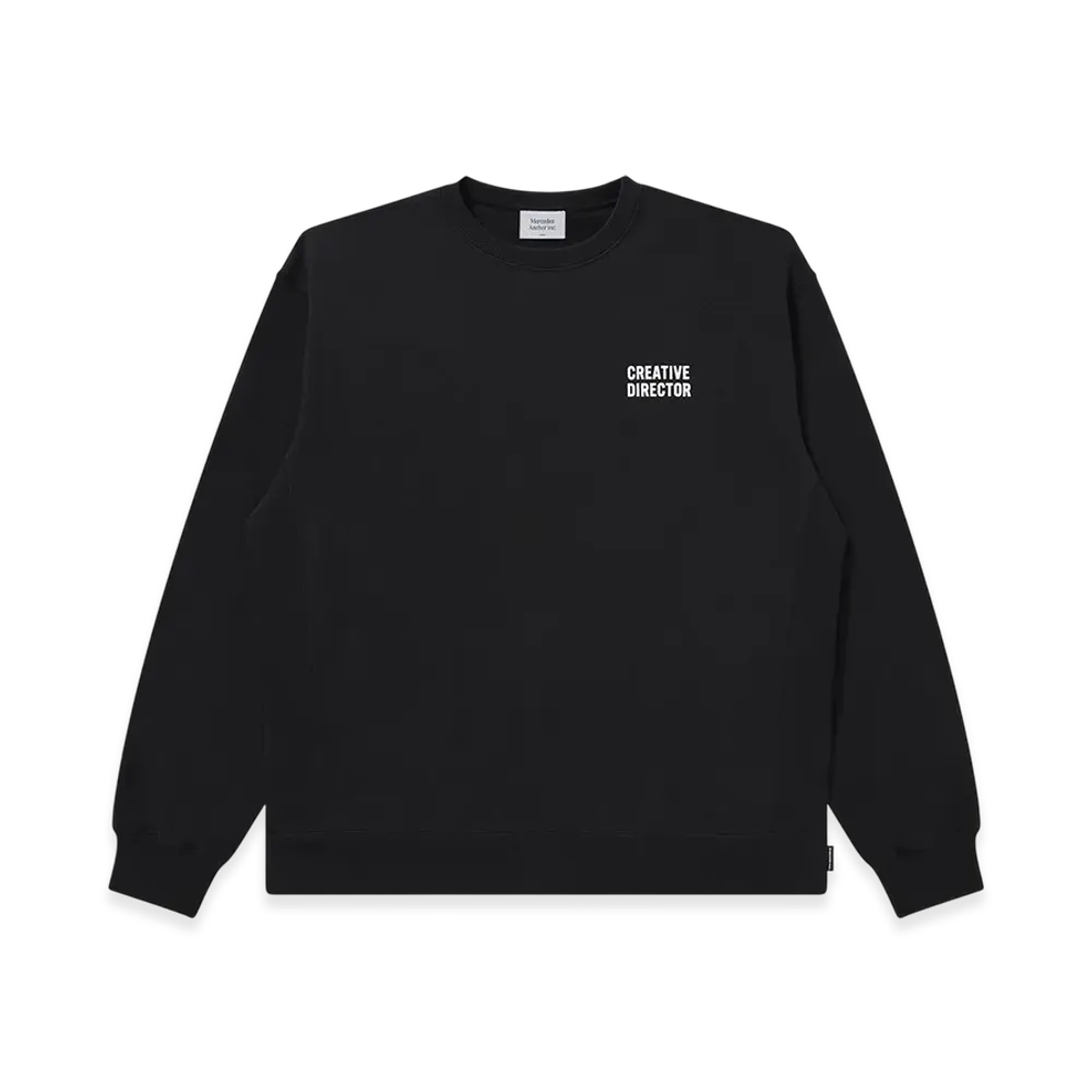 Mercedes Anchor inc. Creative Director Crew Sweat "Black"