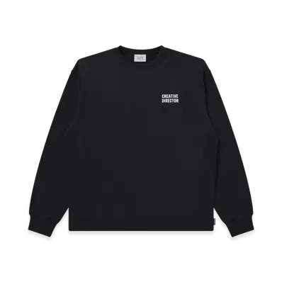 Mercedes Anchor inc. Creative Director Crew Sweat "Black"