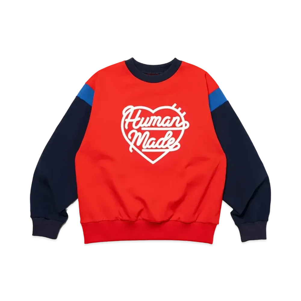 HUMAN MADE Crewneck Sweatshirt "Red"