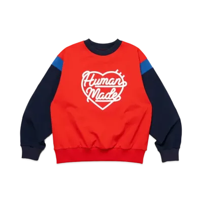 HUMAN MADE Crewneck Sweatshirt "Red"