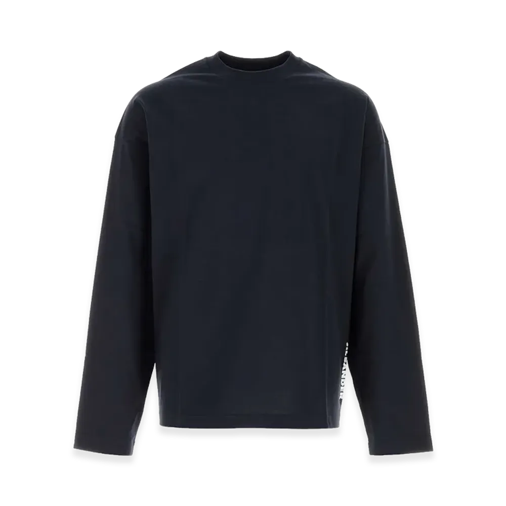 Jil Sander Cotton T-Shirt "Midnight Blue"