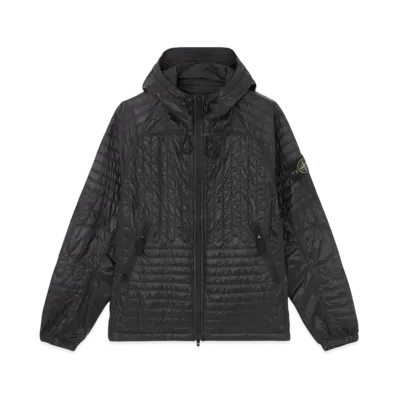 Stone Island 43232 Pertex Quantum Made From Netplus With Primaloft Insulation Technology "Black"