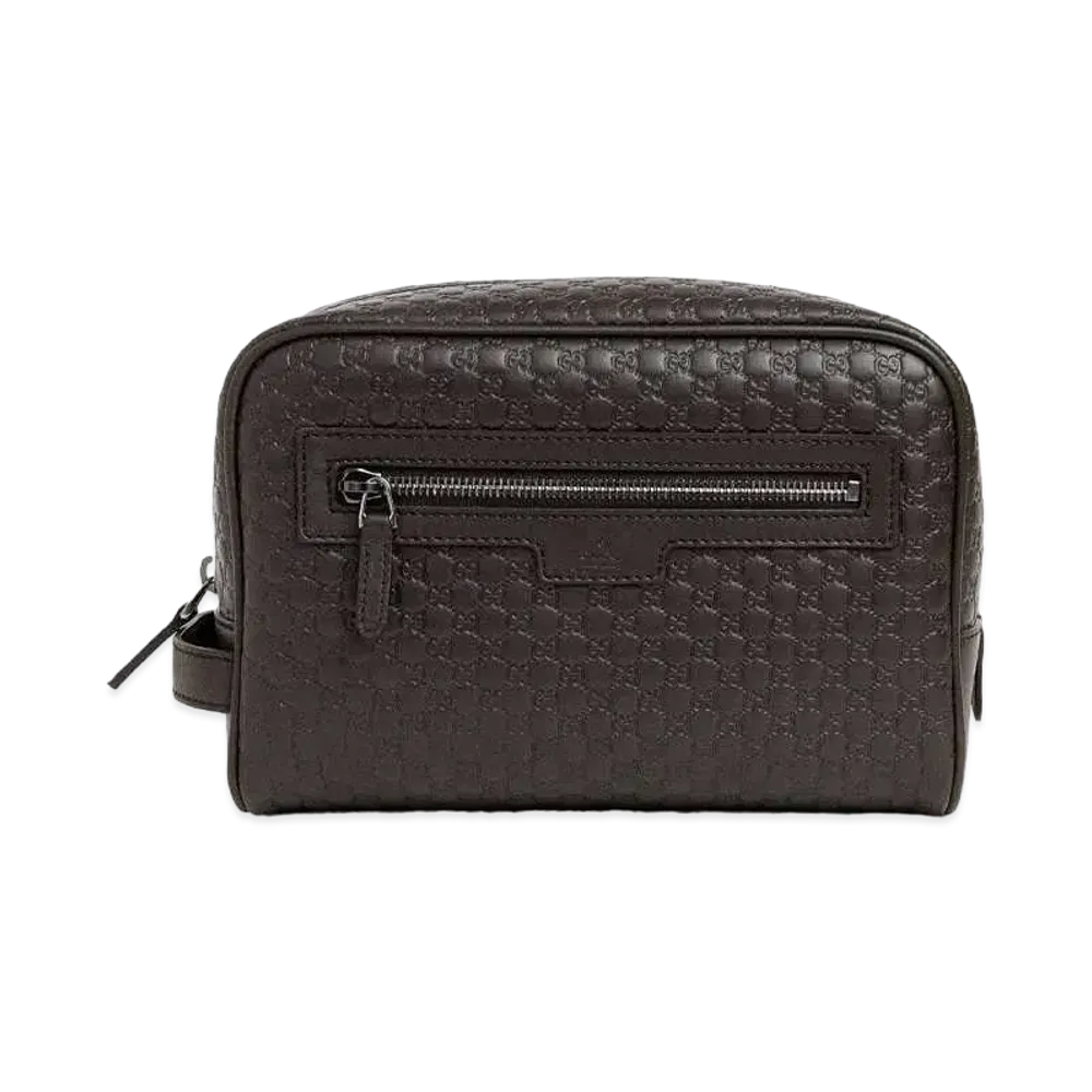 GUCCI Belt Bag Micro Guccissima "Brown"