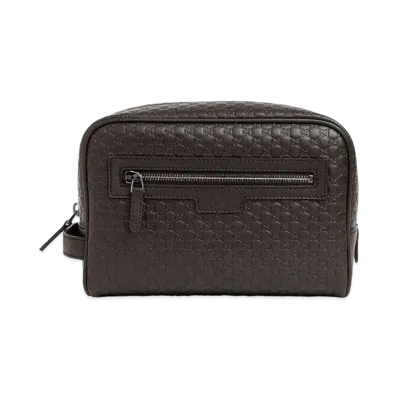 GUCCI Belt Bag Micro Guccissima "Brown"