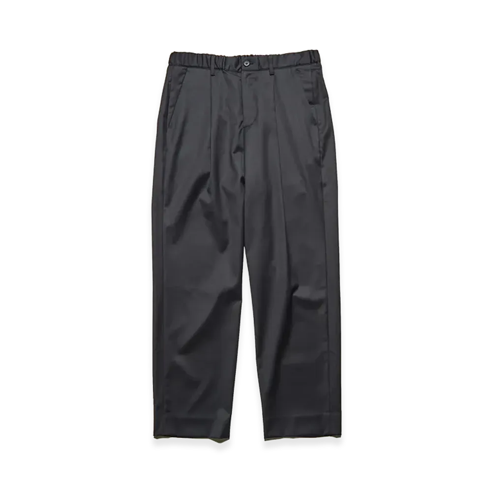 SOPHNET. Loro Piana Easy Slacks "Black"