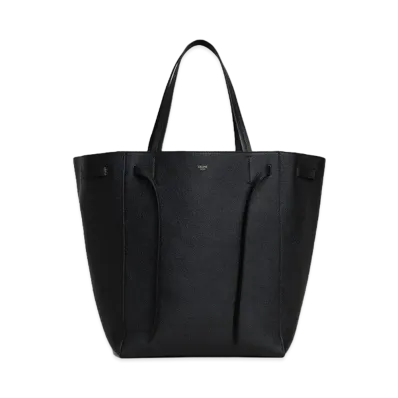 CELINE Medium Cabas Phantom in Soft Grained Calfskin "Black"
