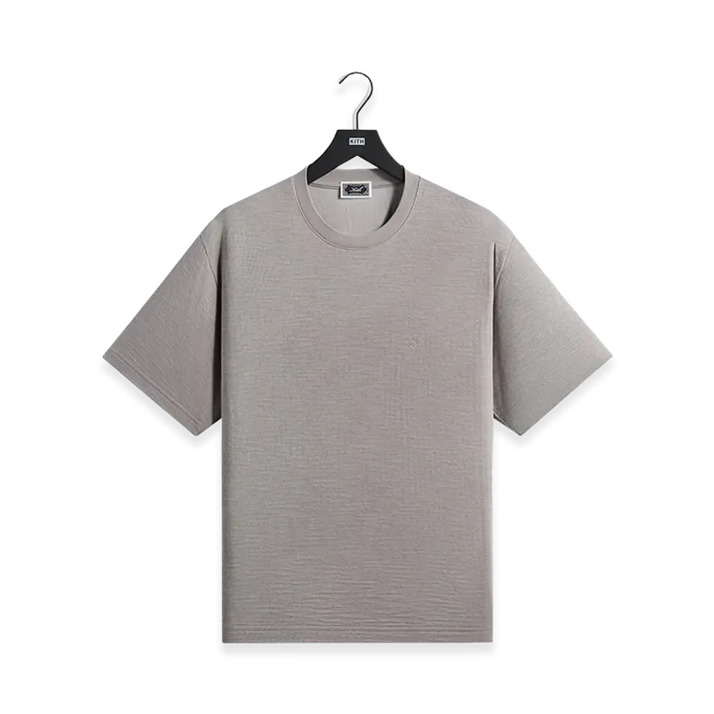 Kith Double Face Jersey Alex II Boxy Tee "Icelandic"