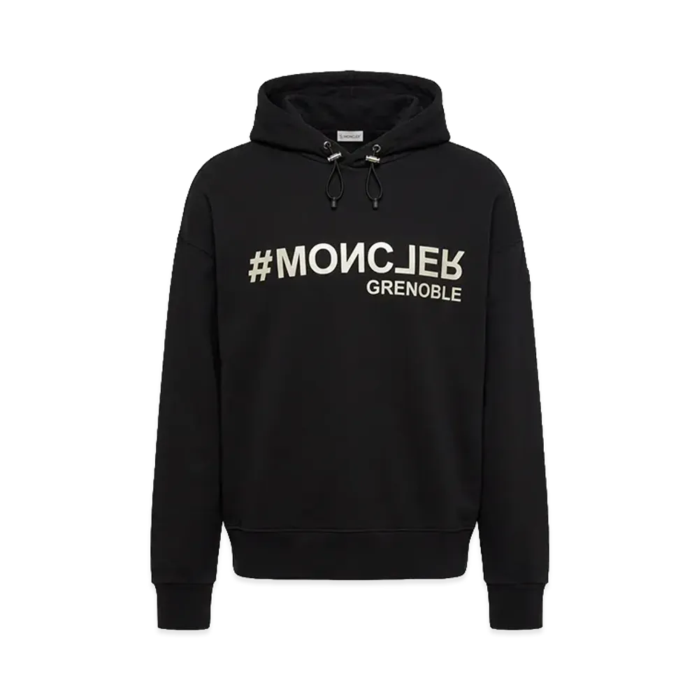 MONCLER Grenoble Classic Hoodie "Black/White"