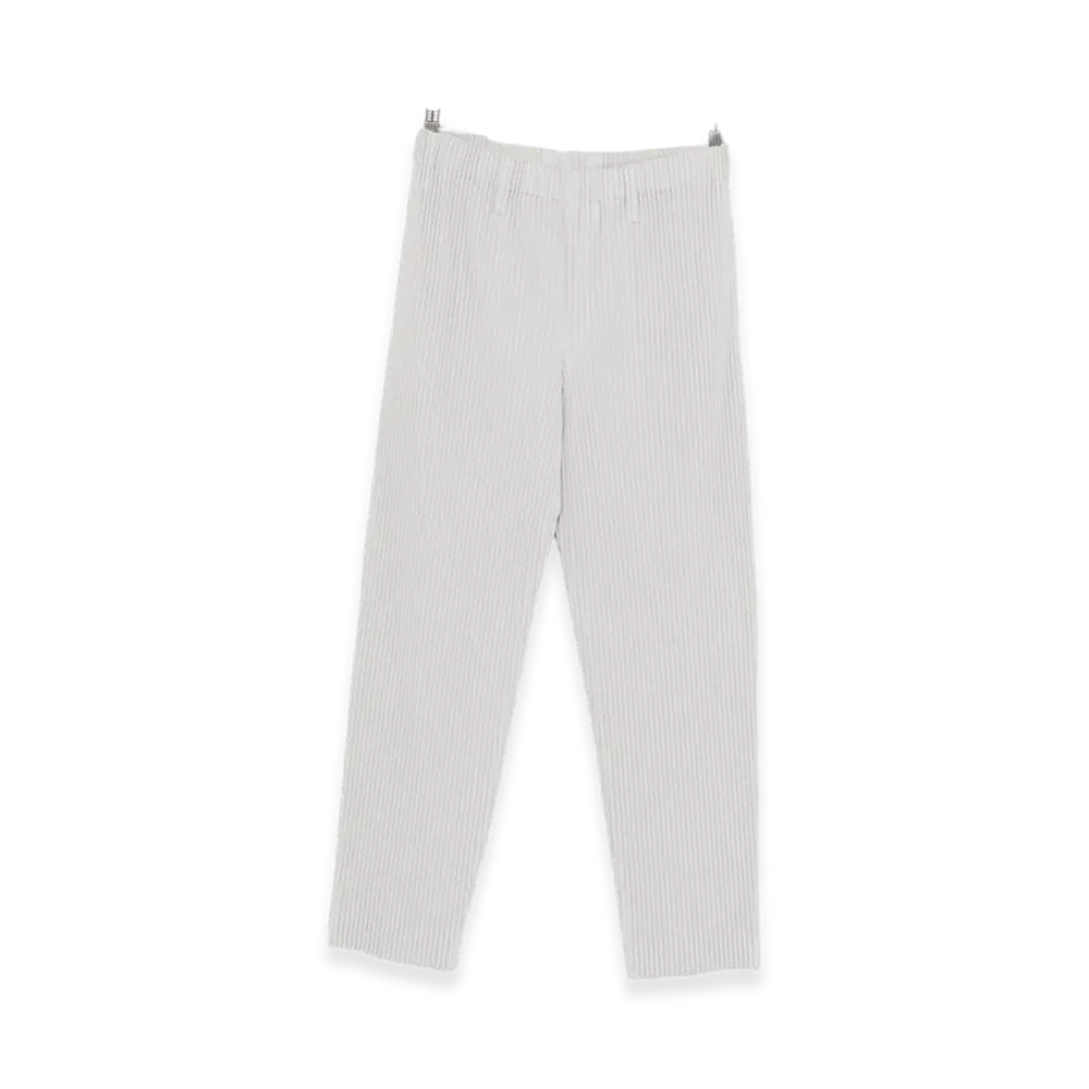 HOMME PLISSE ISSEY MIYAKE Trousers "Light Gray"