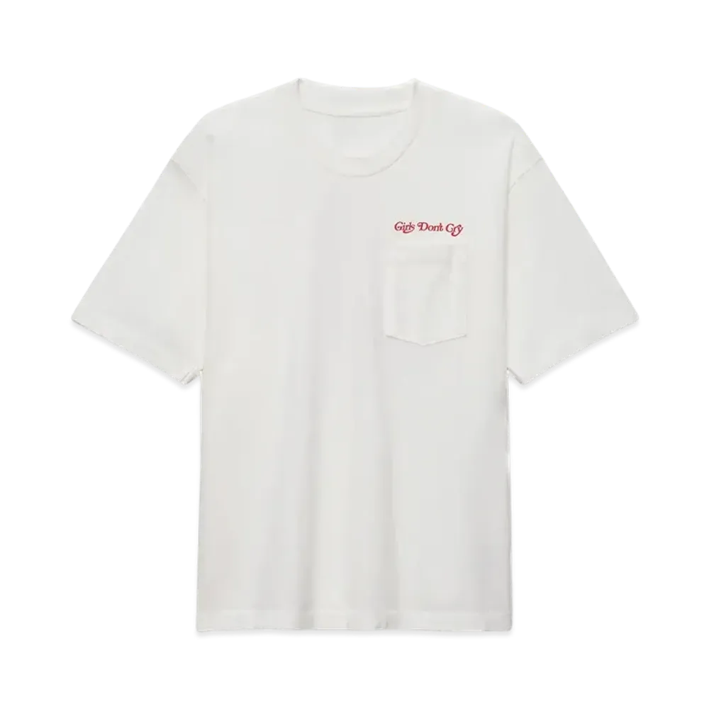 Girls Don't Cry x Cherry Los Angeles Angel Classic Pocket T-Shirt "White"