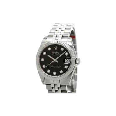 ROLEX Datejust 31mm "Stainless Steel/White Gold/Black" 178274G