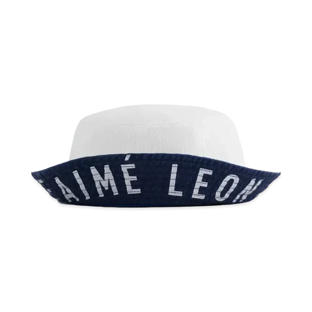 Aime Leon Dore Contrast Logo Bucket Hat "White"
