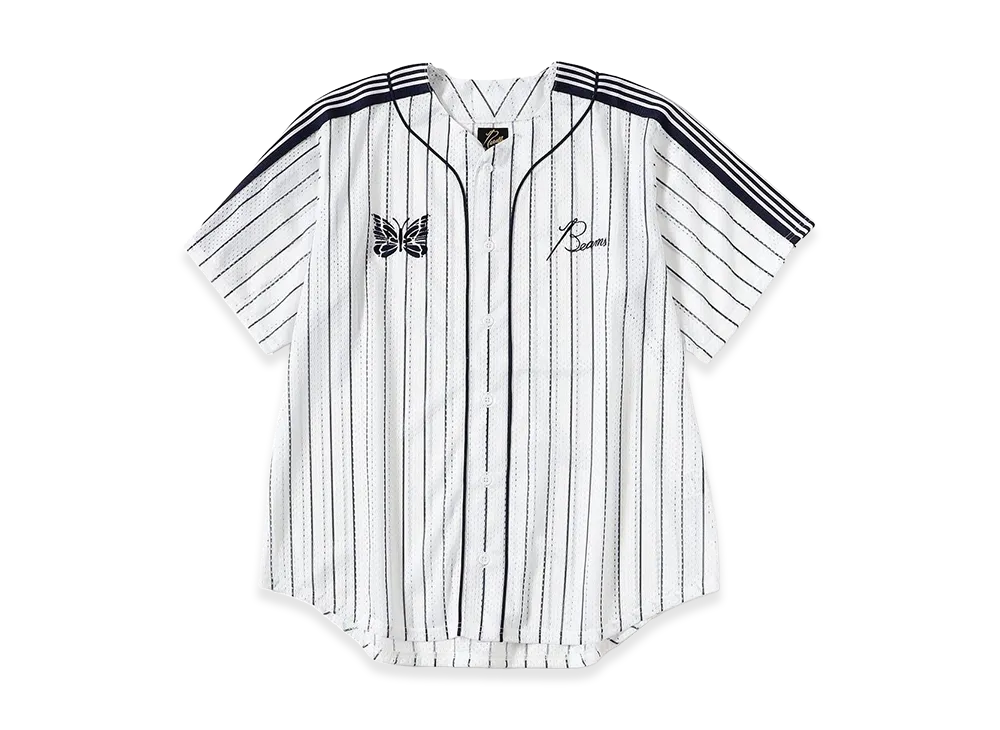 BEAMS x NEEDLES Baseball Shirts "White"