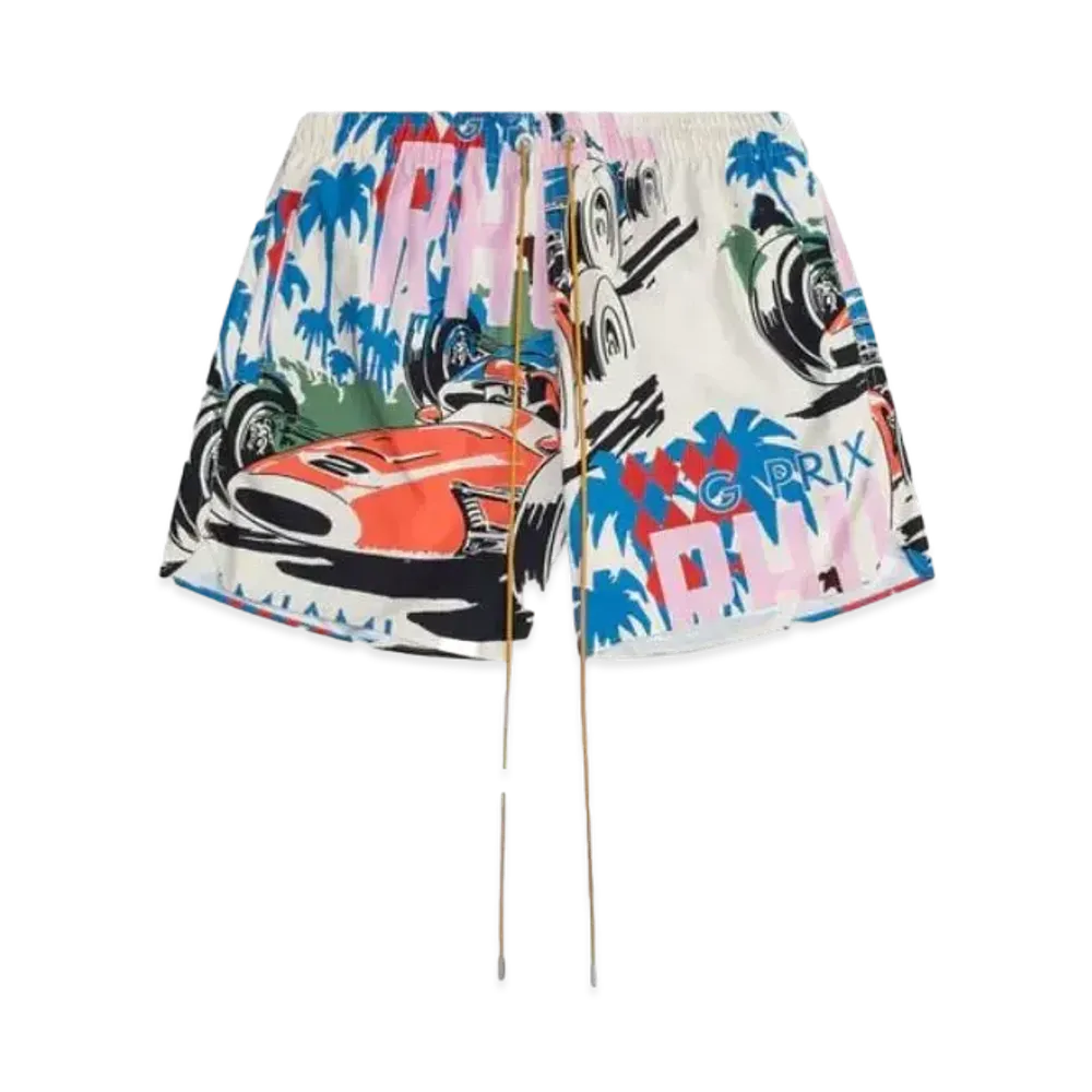 RHUDE Grand Prix Swim Trunks "Multi"