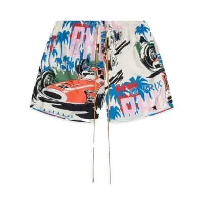 RHUDE Grand Prix Swim Trunks "Multi"