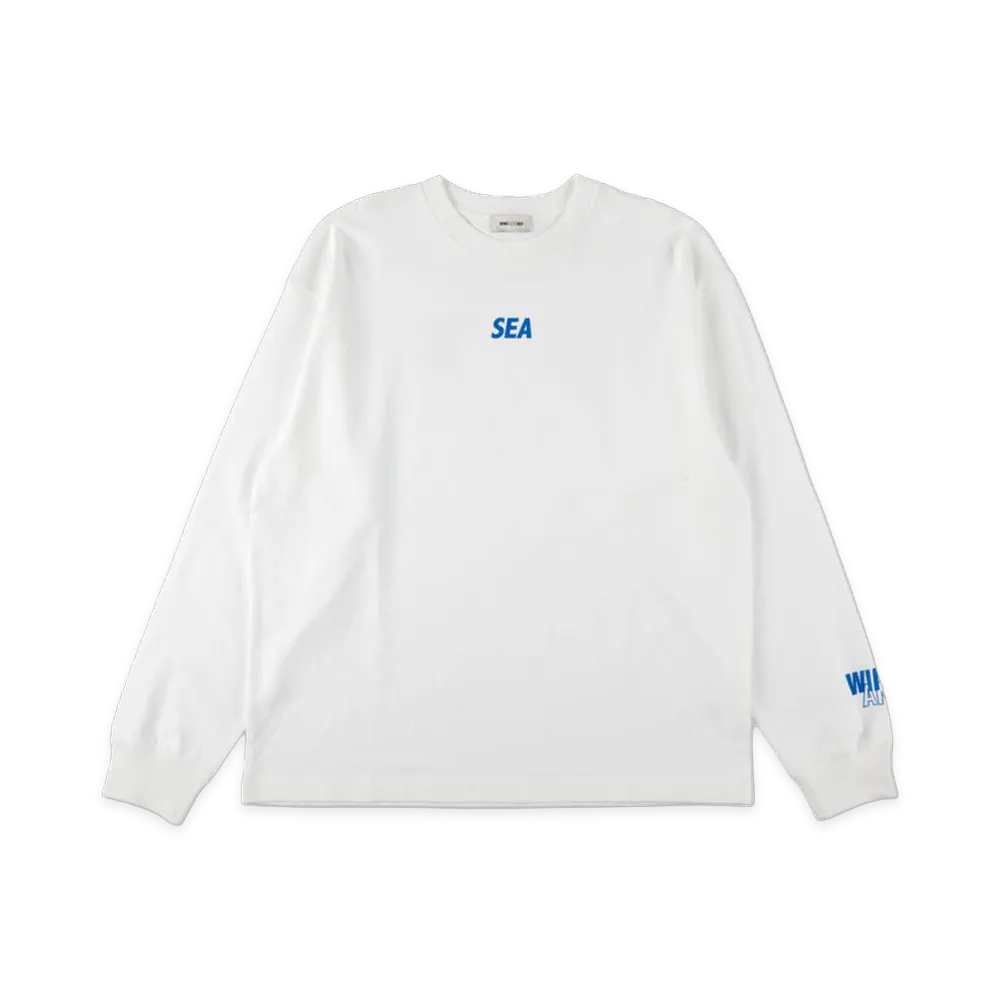 WIND AND SEA Small OG Sea Flocky L/S Tee(Online) "Off White"
