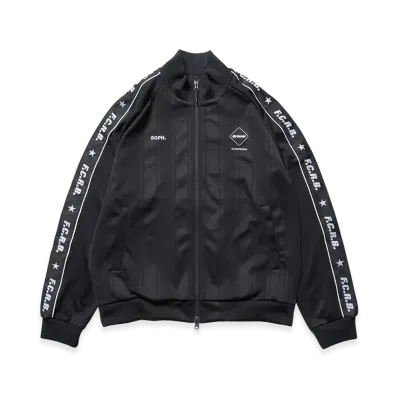 F.C.Real Bristol Shadow Weave Stripe Jacket "Black"