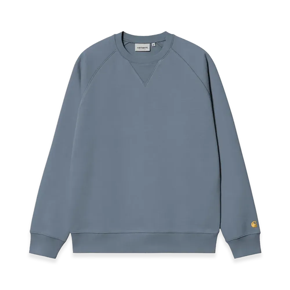 Carhartt WIP Chase Sweat "Icesheet/Gold"