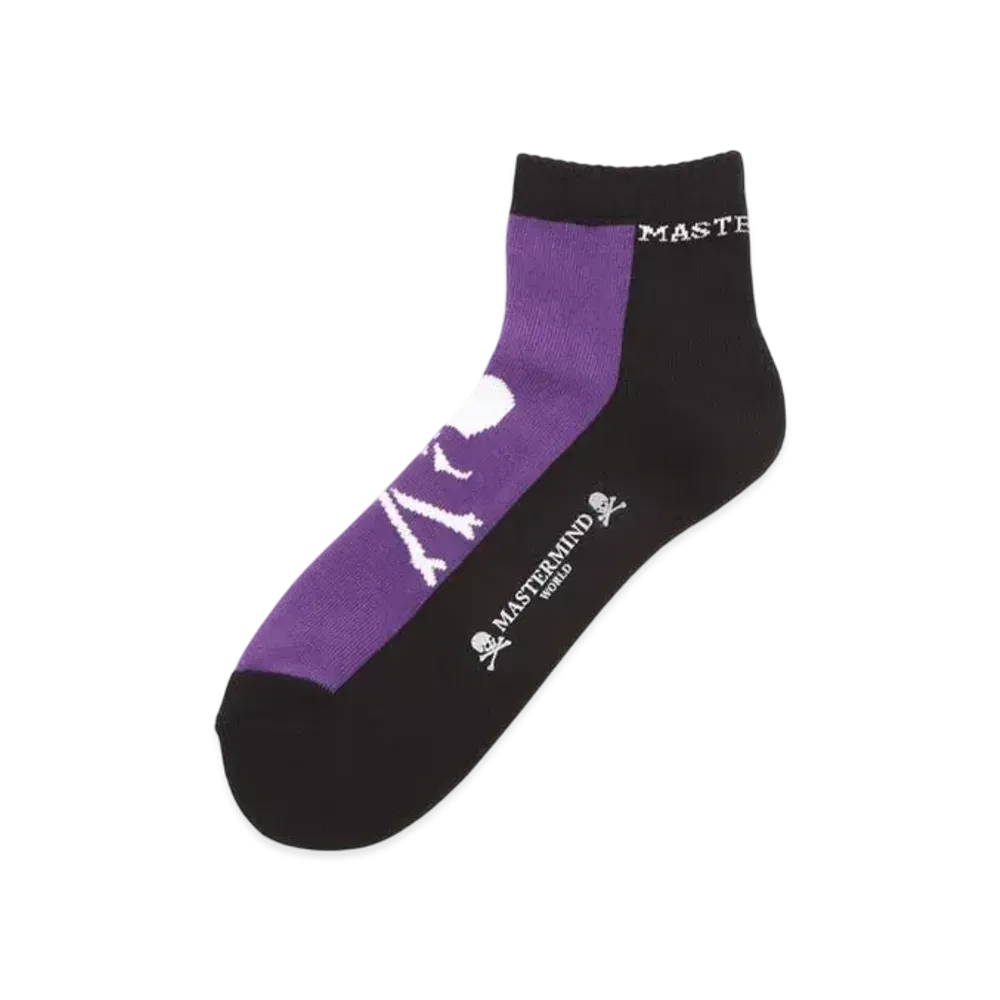 mastermind WORLD 2 Color Socks "Purple Black"