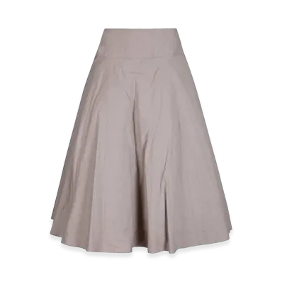 Yohji Yamamoto Women's Gather Petticoat Skirt "Beige"