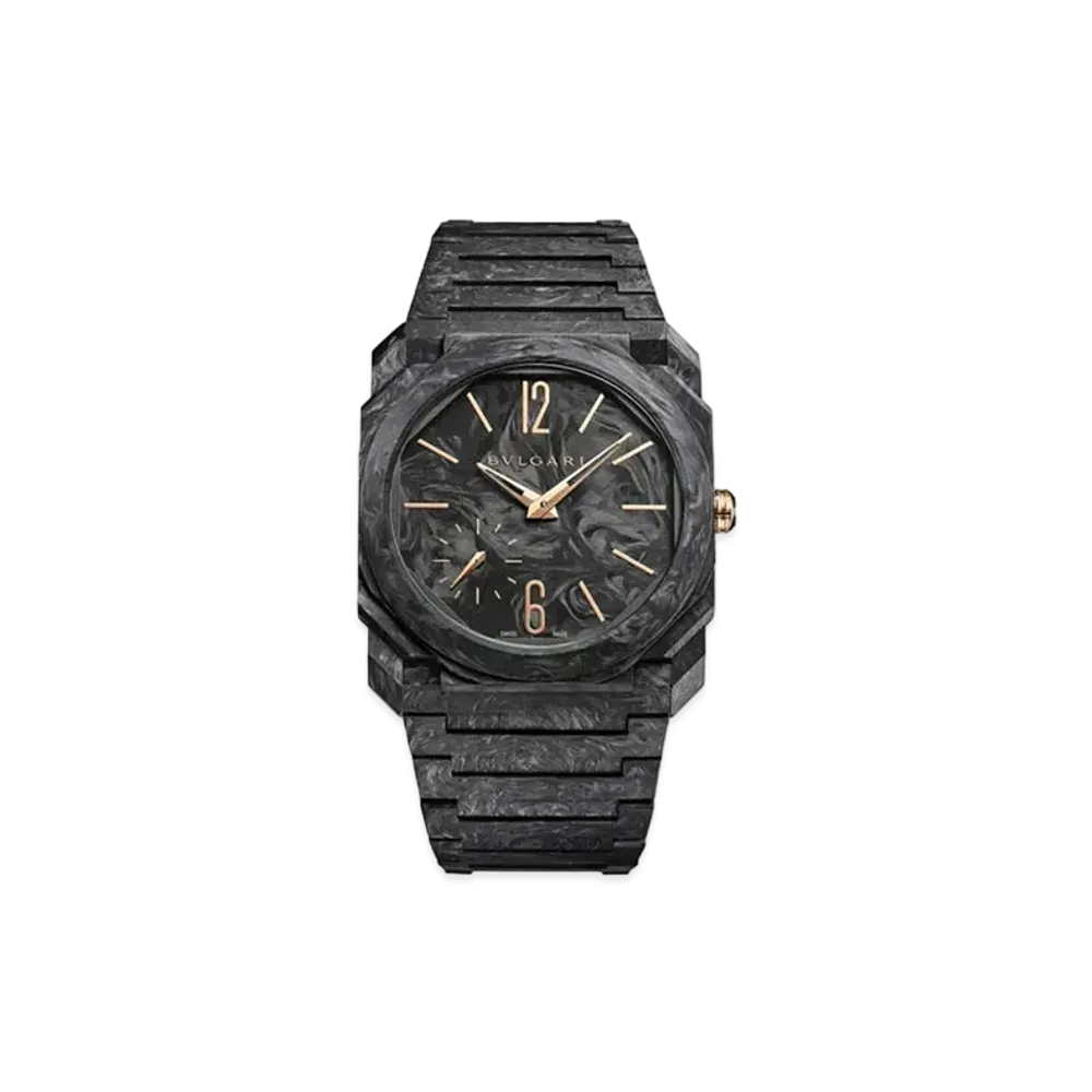 BVLGARI Octo Finissimo Watch "Carbon/Black"