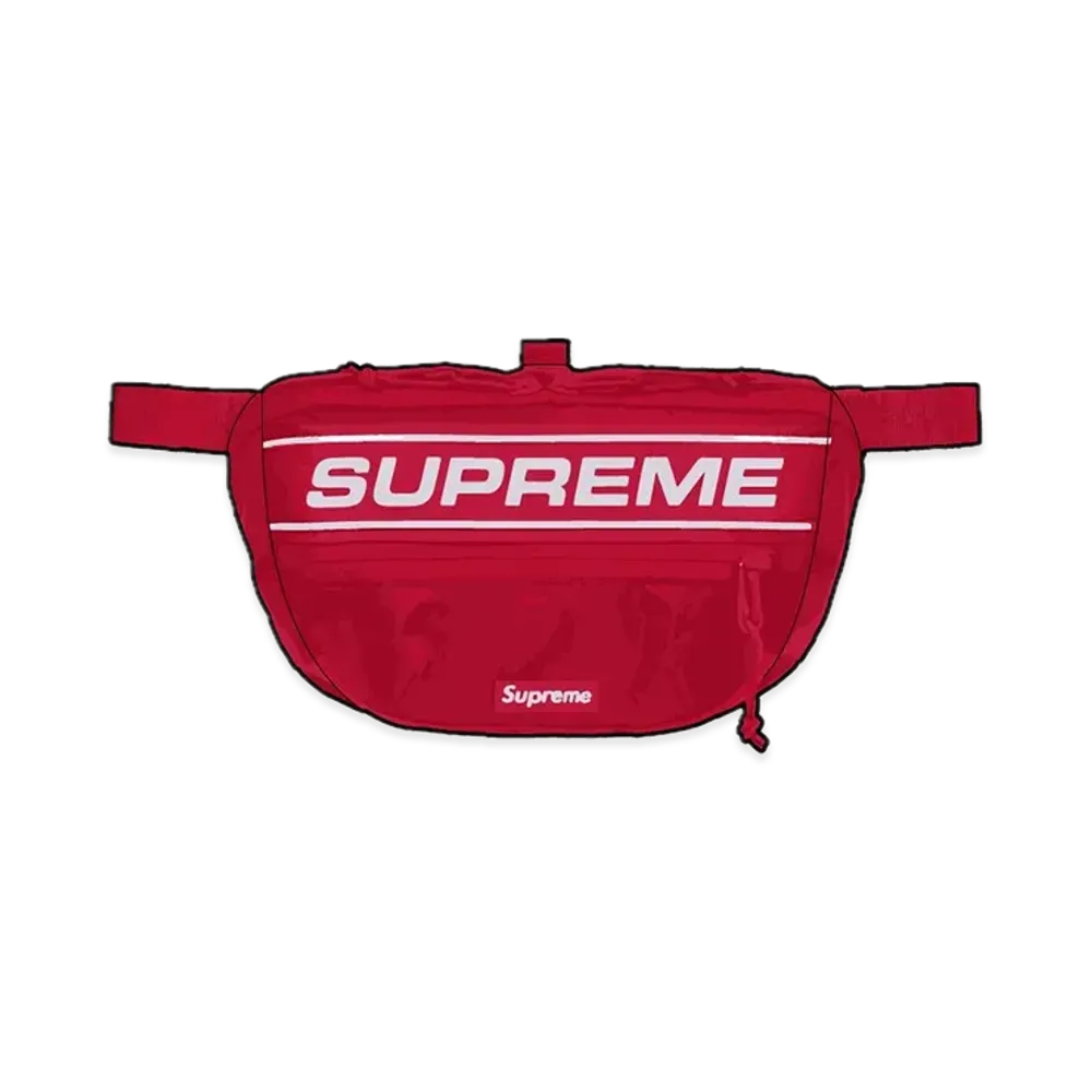 Supreme Waist Bag 2023FW "Red"