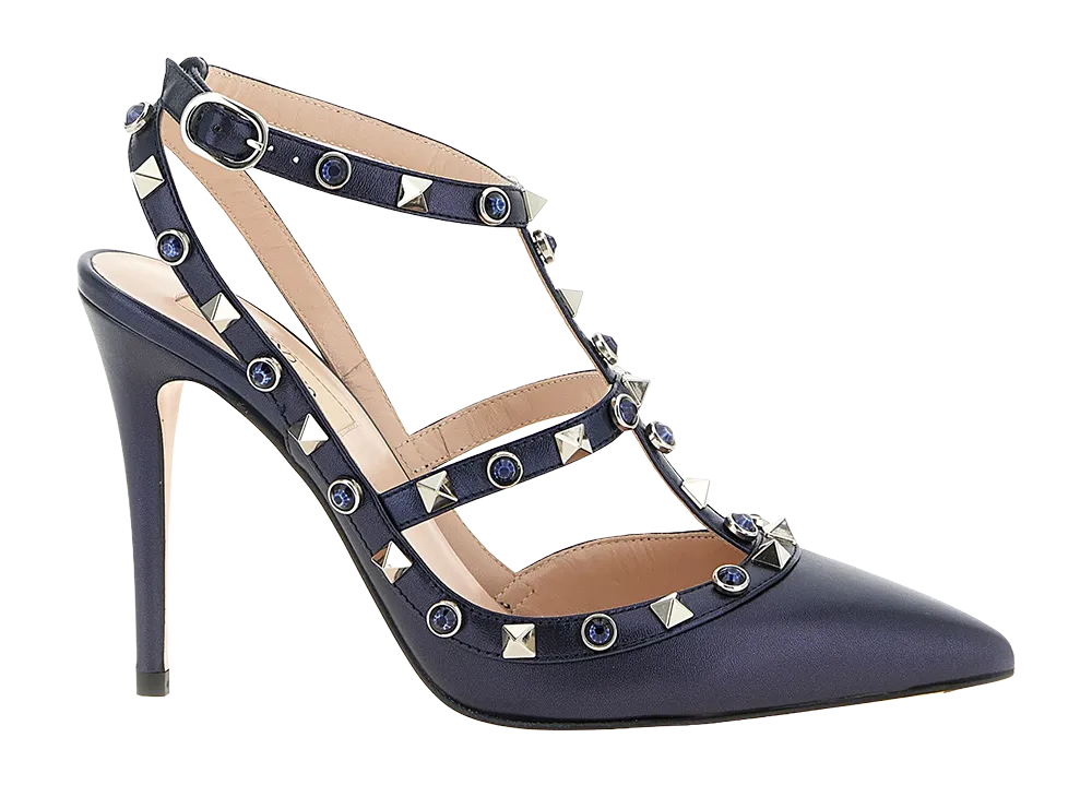 Valentino Garavani Women's rockstud Pumps "Blue"