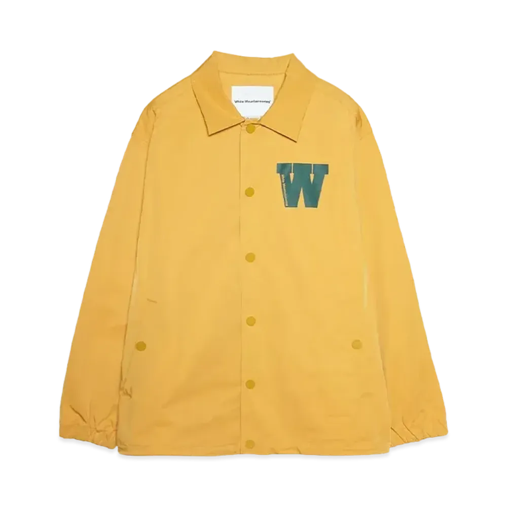 White Mountaineering WIND STOPPER COACH JACKET "MUSTARD"