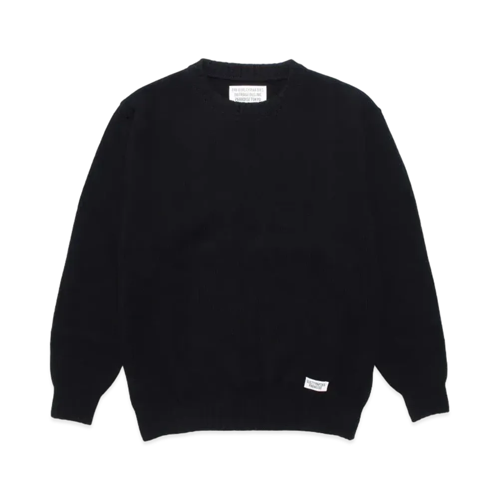 WACKO MARIA CLASSIC KNIT SWEATER "Black"
