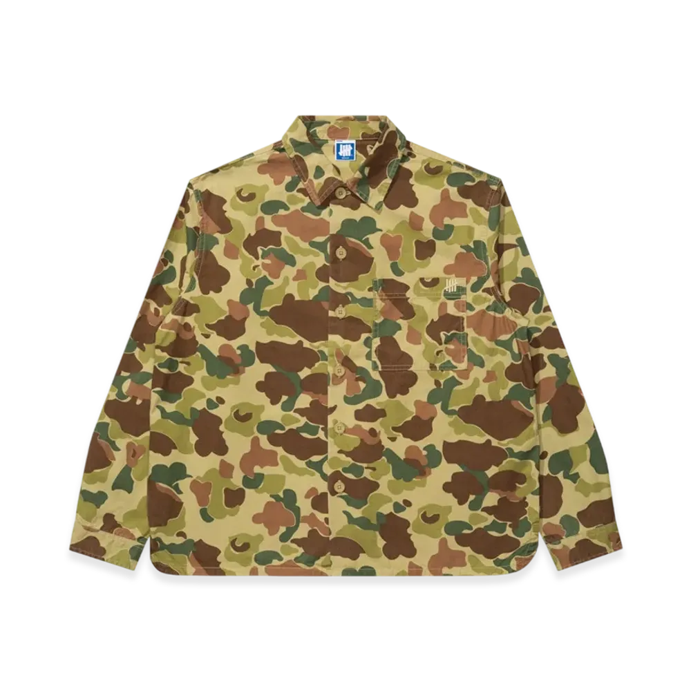 UNDEFEATED Ripstop L/S Workshirt "Camo"