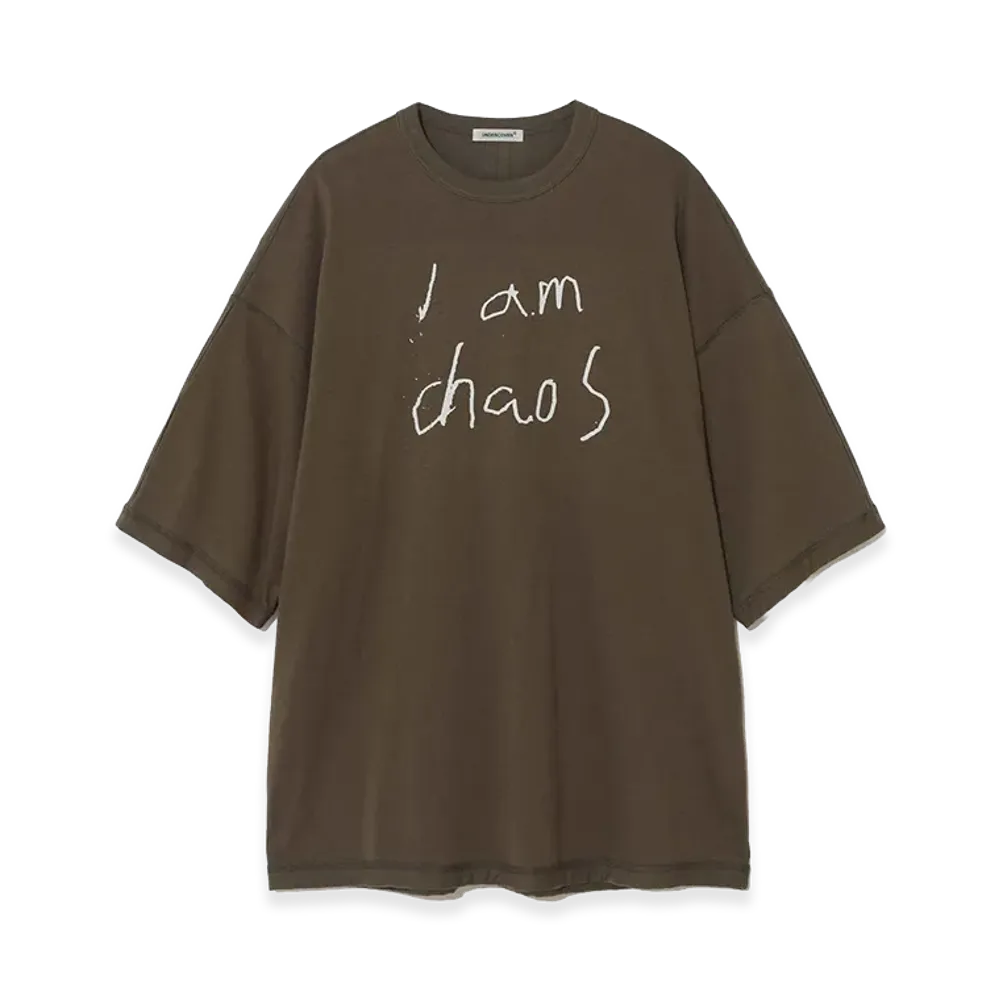 UNDERCOVER Cotton Rayon T-shirt "Gray Brown"