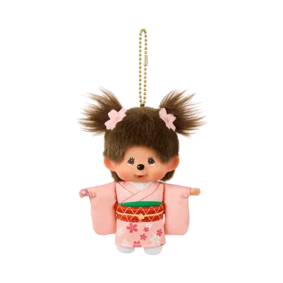 Sekiguchi Sakura Kimono Monchhichi Keychain