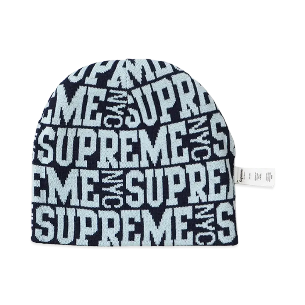 Supreme Reversible Camo Beanie "Navy"