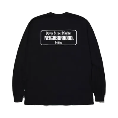 NEIGHBORHOOD x Dover Street Market Beijing LS T-Shirt "Black"