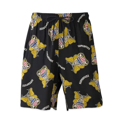 HYSTERIC GLAMOUR Levitated Girl Easy Shorts "Other Black"