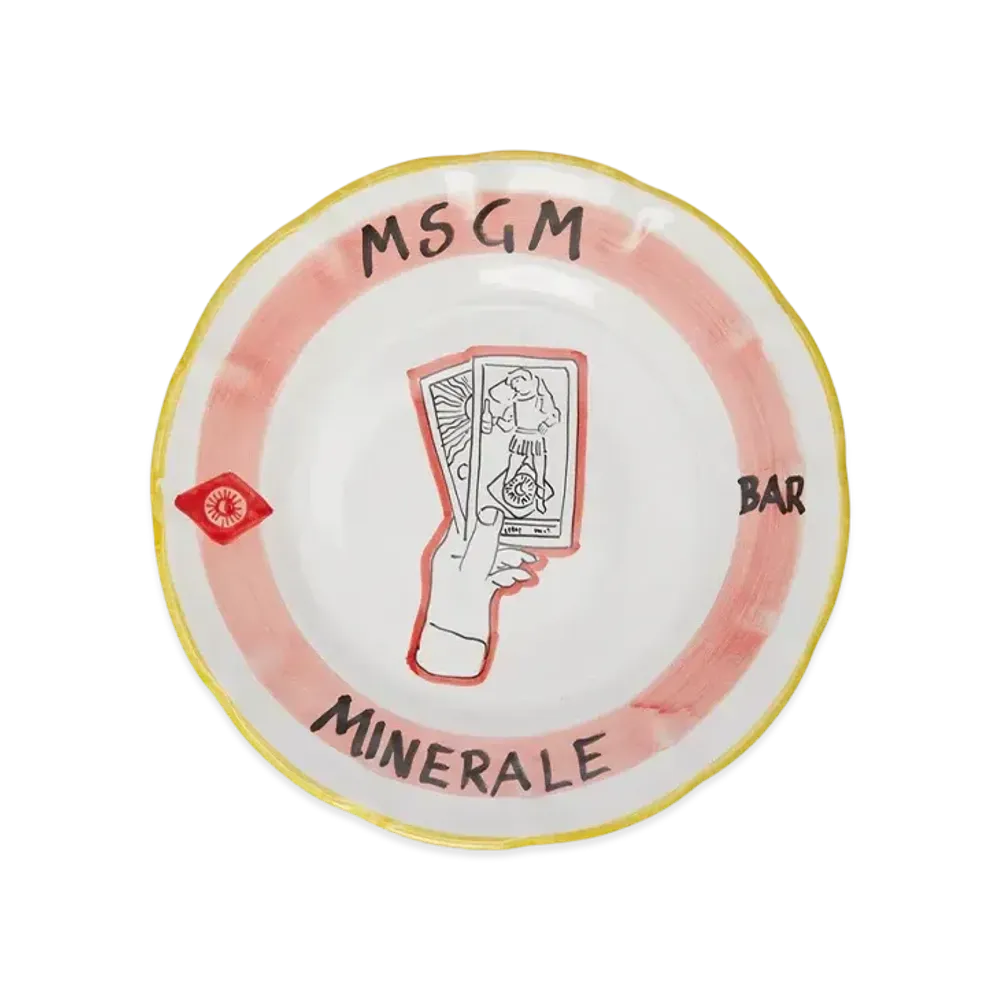 MSGM x Minerale Ceramic plate "White"