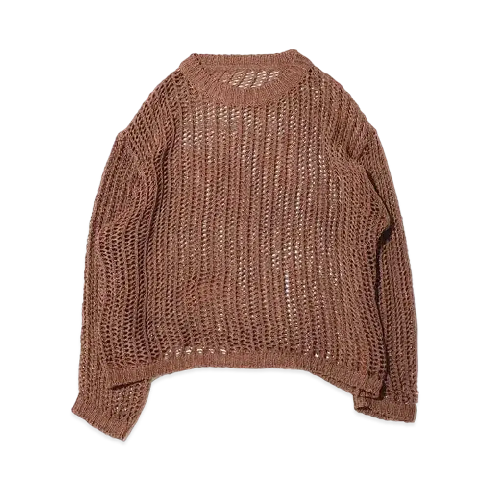 atmos pink Roughly Amime Tops "Brown"