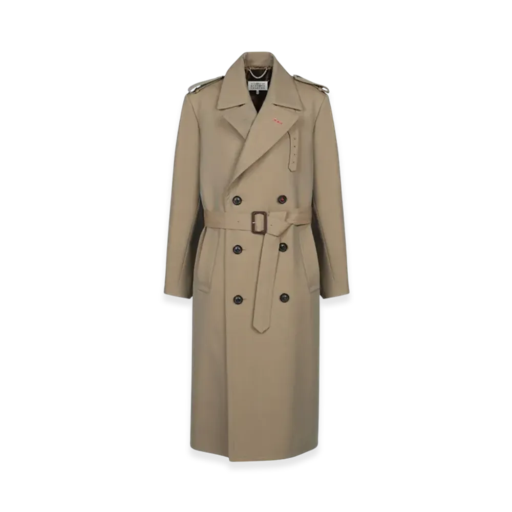 Maison Margiela Belted Trench Coat "Nutmeg"
