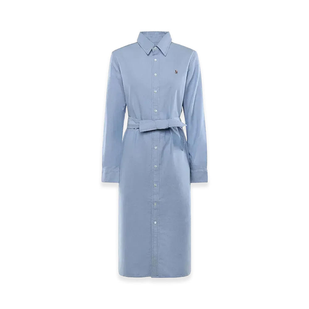Polo Ralph Lauren Women's Cotton Shirt Dress "Blue"