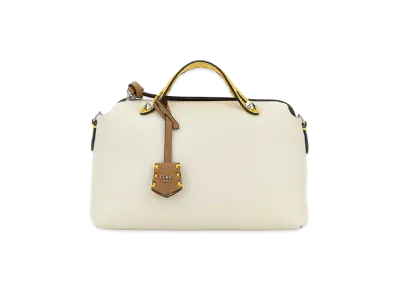 FENDI Women's Leather Medium By The Way Handbag "Ivory/White"