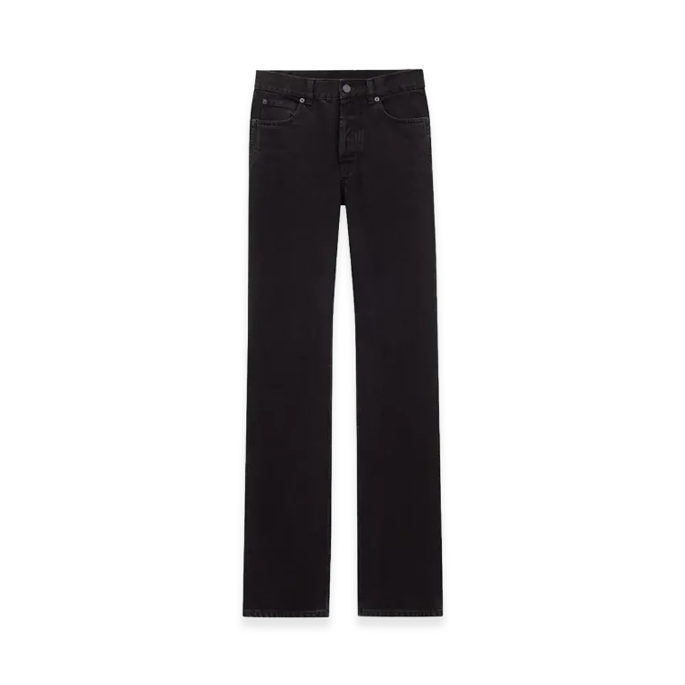 Saint Laurent Women's Low Waist Jeans Nico "Black"