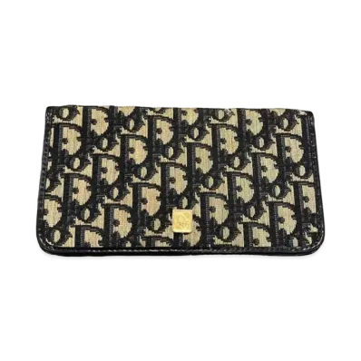 Dior Trotter Long Wallet "Navy"