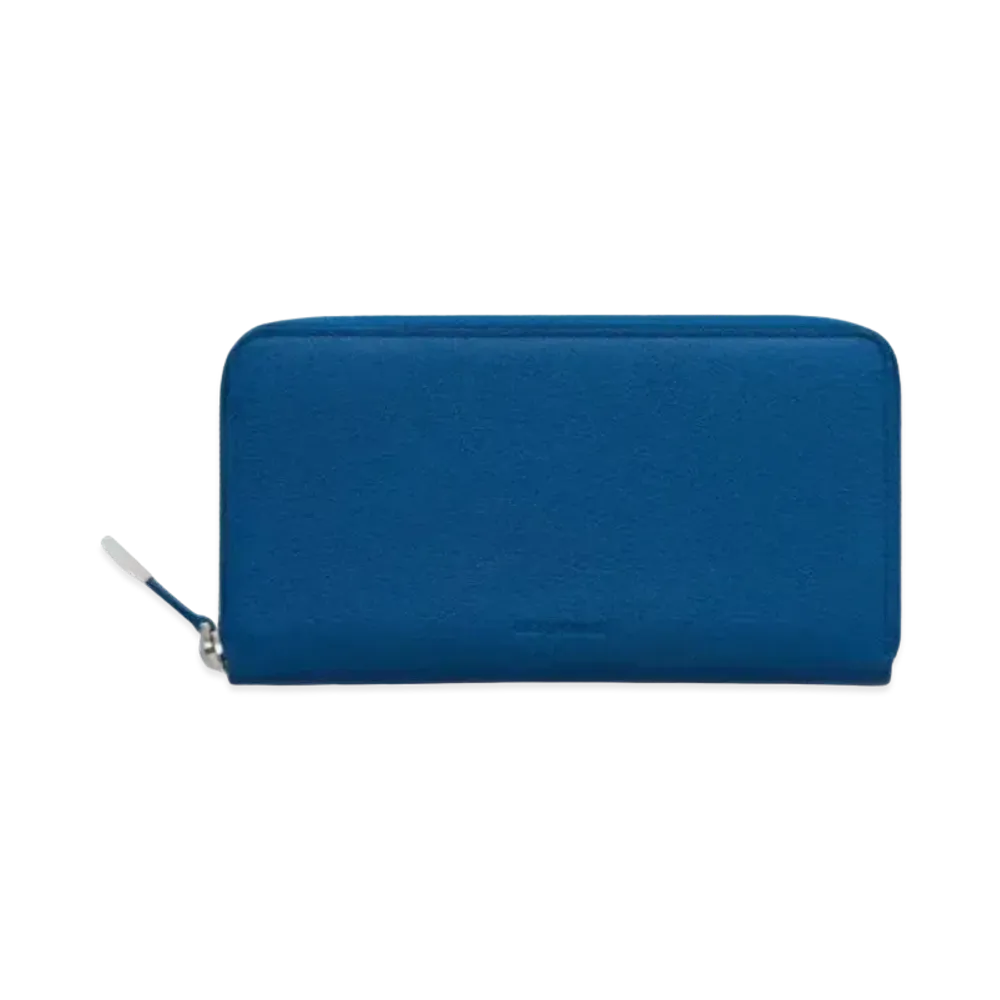 Dior Leather Long Wallet "Blue"