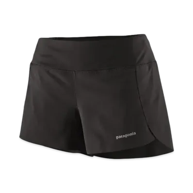 Patagonia Women's Strider Pro Shorts 3 1/2 Inch "Black"