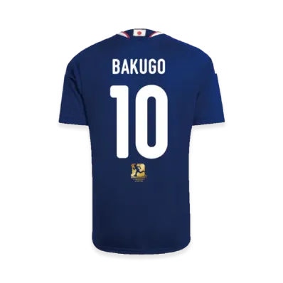 adidas x My Hero Academia Soccer Japan 2026 Home Replica Jersey #10 BAKUGO "Japan Blue"
